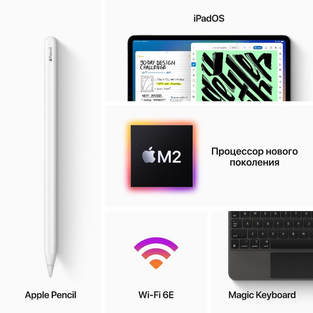 2022 Apple iPad Pro 12.9″ (256GB, Wi-Fi, серый космос)— фото №6