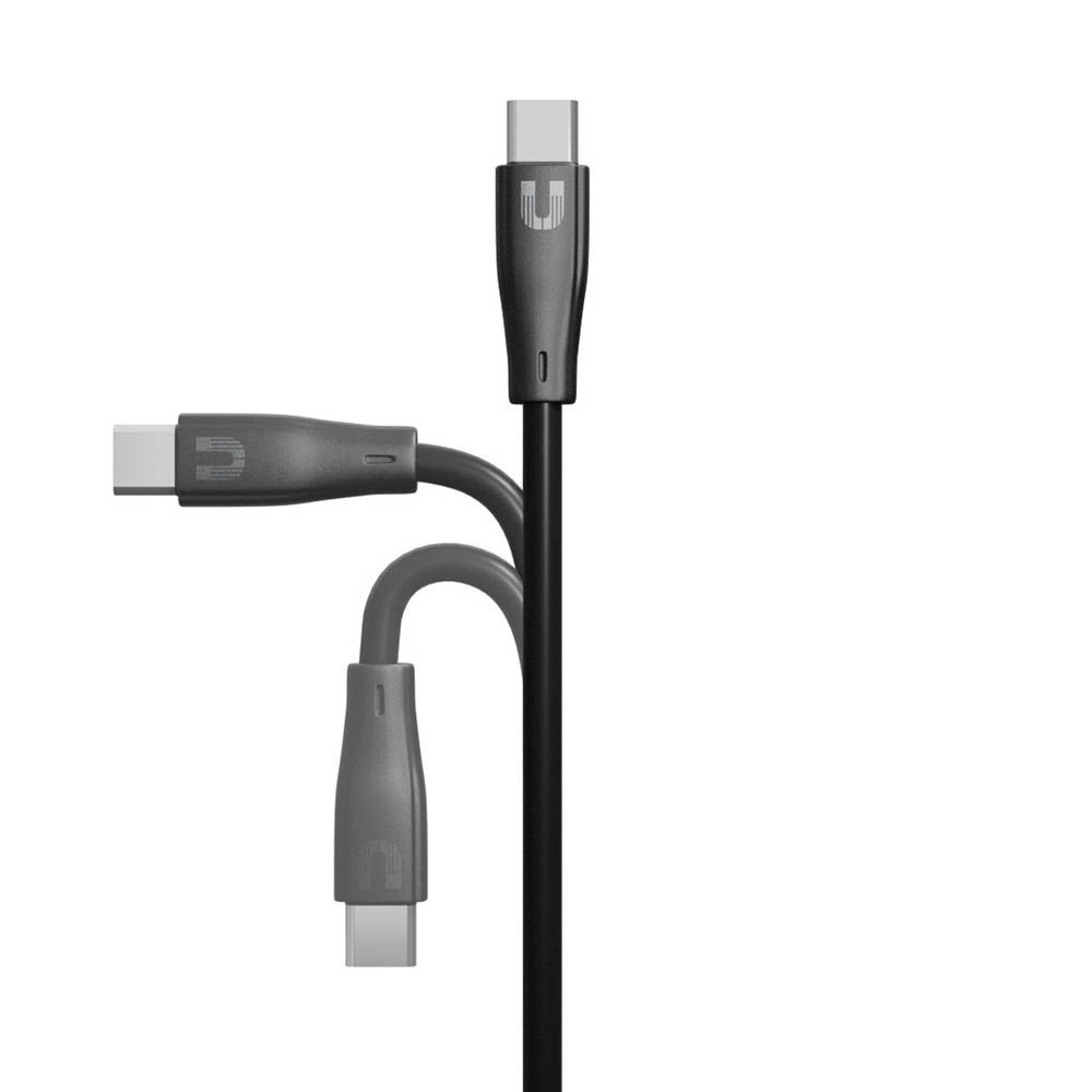 Кабель Uzay USB / USB-C, 3A, Вт  1,2м, черный— фото №1