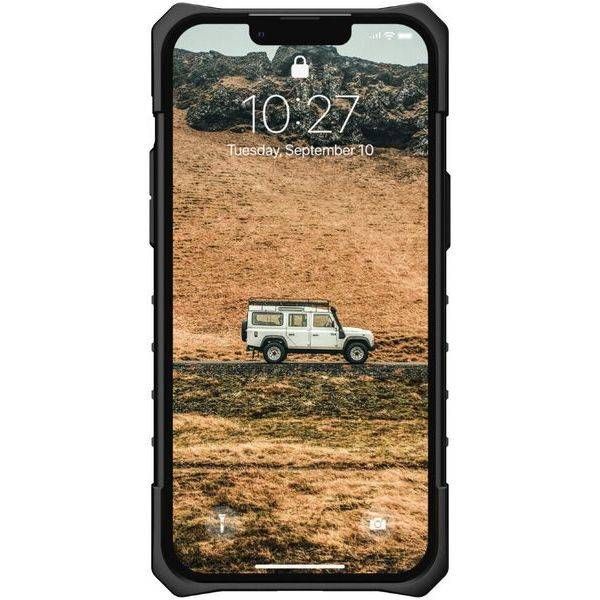 Чехол-накладка UAG Pathfinder для iPhone 13 Pro Max, поликарбонат, серебристый— фото №5