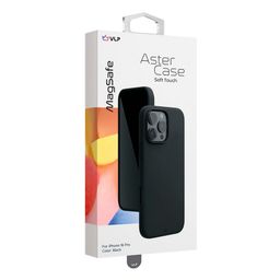 Чехол-накладка VLP Aster Case для iPhone 16 Pro, силикон, черный— фото №1