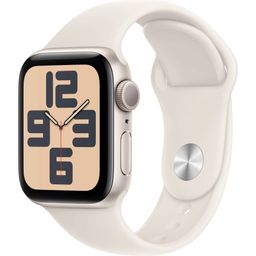 Apple Watch SE GPS  (корпус - сияющая звезда, 40mm ремешок Sport Band сияющая звезда, размер M/L)— фото №0