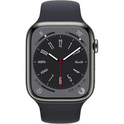 Apple Watch Series 8 GPS + Cellular 41mm (корпус - графитовый, IP6X)— фото №1