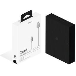 Кабель uBear Cord USB-C / USB-A, 2A, Вт  1,2м, серый— фото №1