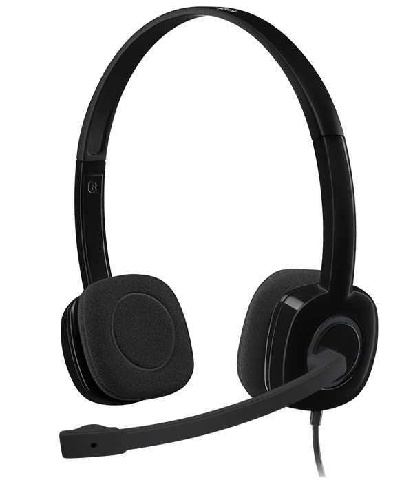 Гарнитура Logitech Stereo Headset H151, черный— фото №0