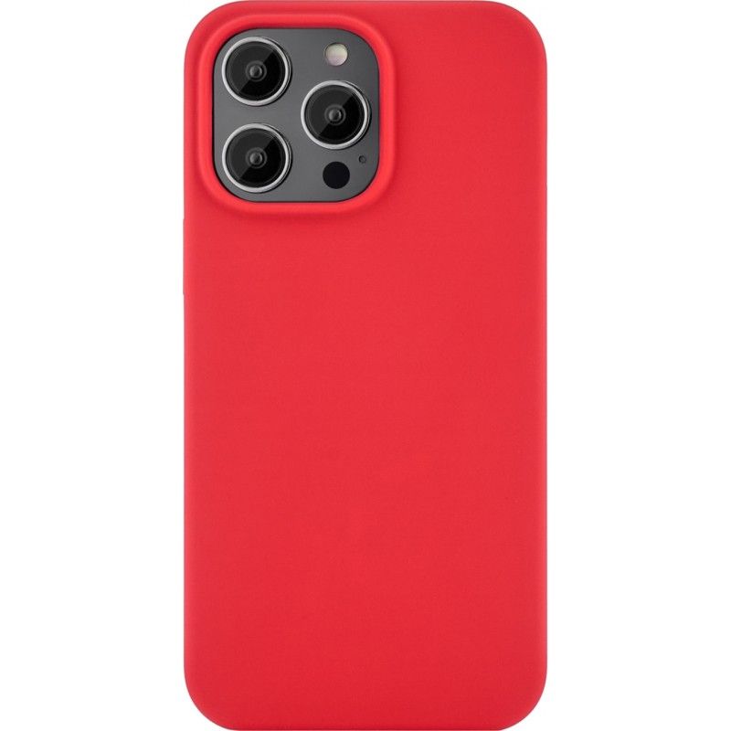 Чехол-накладка uBear Touch Mag Case для iPhone 14 Pro Max, силикон, красный— фото №0