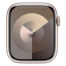 Apple Watch Series 9 GPS 45mm (корпус - сияющая звезда, спортивный ремешок сияющая звезда, IP6X)— фото №1