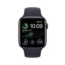 Apple Watch SE 2 GPS 40mm (корпус - темная ночь, спортивный ремешок цвета тёмная ночь)— фото №1