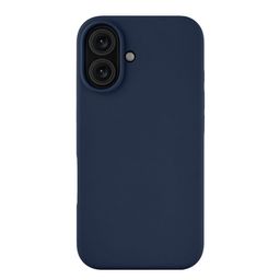 Чехол-накладка uBear Touch Mag Case для iPhone 16, силикон, темно-синий— фото №0