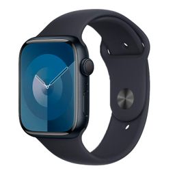 Apple Watch Series 9 GPS + Cellular 41mm, алюминий, темная ночь— фото №0