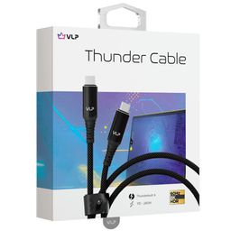 Кабель VLP Thunder USB-C / USB-C, A, 240Вт  1м, черный— фото №4