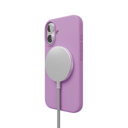 Чехол-накладка VLP Aster Case для iPhone 16, силикон, розовый— фото №5