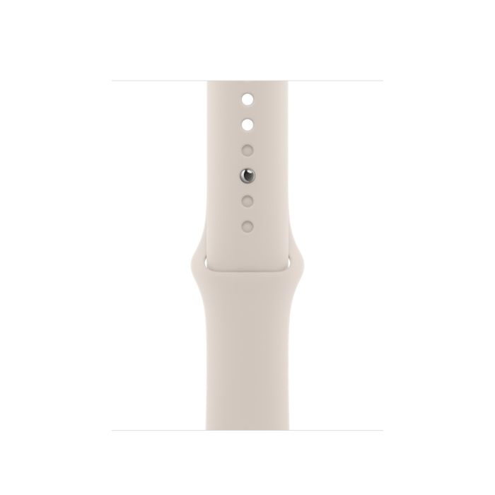 Apple Watch Series 8 GPS 41mm (корпус - сияющая звезда, спортивный ремешок цвета сияющая звезда, IP6X)— фото №2