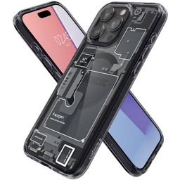 Чехол-накладка Spigen Ultra Hybrid Zero One (MagFit) для iPhone 15 Pro Max, поликарбонат, прозрачный/разноцветный— фото №5