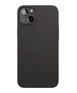 Чехол-накладка VLP Liquid Silicone для iPhone 13, силикон, черный— фото №0