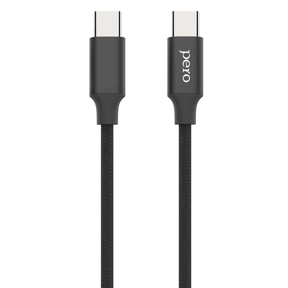 Кабель PERO Lightning / USB-C, 1м, черный— фото №0