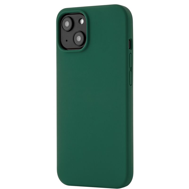 Чехол-накладка uBear Touch Mag Case для iPhone 14, силикон, зеленый— фото №0