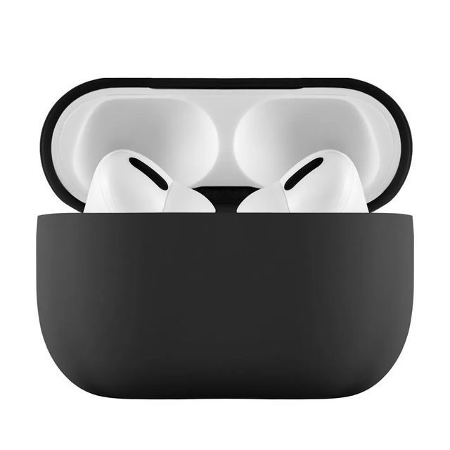 Чехол uBear Touch Pro Silicone Case черный, для AirPods Pro 2— фото №0