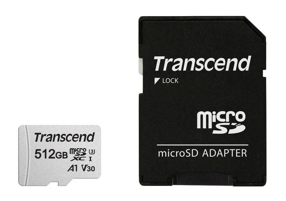 Карта памяти microSDXC Transcend 300S, 512GB— фото №0