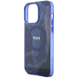 Чехол-накладка Tumi Liquid Double Laye для iPhone 15 Pro Max, пластик, синий— фото №4