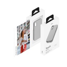 Чехол-накладка uBear Touch Mag Case для iPhone 16, силикон, светло-серый— фото №5