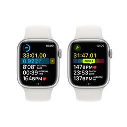 Apple Watch Series 8 GPS + Cellular 41mm (корпус - серебристый, IP6X)— фото №6