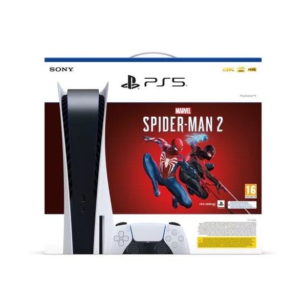 Игровая консоль Sony PlayStation 5 Blu-ray + Marvel's Spider-Man 2— фото №0