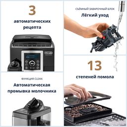 Кофемашина Delonghi ECAM 23.460.SB черный— фото №1