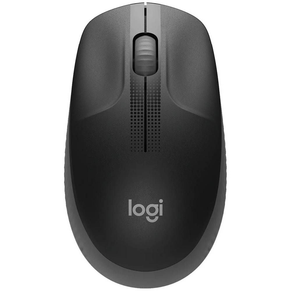 Мышь Logitech M190, беспроводная, черный+серый— фото №0