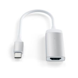 Адаптер Satechi USB-C to HDMI USB-C / HDMI (f), серебристый— фото №2