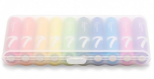 Батарейка Xiaomi AAA Rainbow Batteries (10шт), 1,5В— фото №2