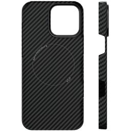 Чехол-накладка VLP Kevlar Case для iPhone 16 Pro Max, кевлар, черный— фото №1