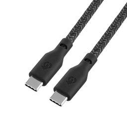 Кабель uBear Trend USB-C / USB-C, A, 60Вт  1,2м, черный— фото №1