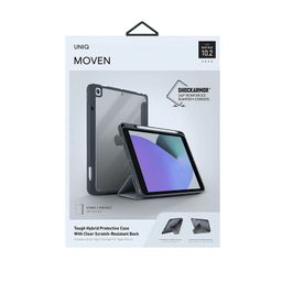 Чехол-книжка Uniq Moven для iPad 10.2″ (2019), полиуретан, серый— фото №2