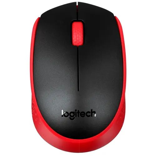 Мышь Logitech M171, беспроводная, красный— фото №1