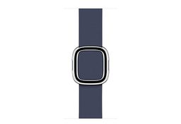 Apple Watch Series 2 (MNP92RU/A) - 38 мм, нержавеющая сталь, тёмно-синий ремешок с современной пряжкой— фото №2