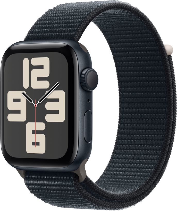 Apple Watch SE 2023 GPS  (корпус - темная ночь, 44mm ремешок Sport Loop темная ночь)— фото №0