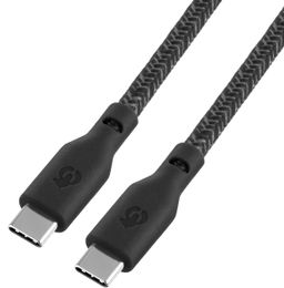 Кабель uBear Trend USB-C / USB-C, A, 240Вт  2,4м, черный— фото №1